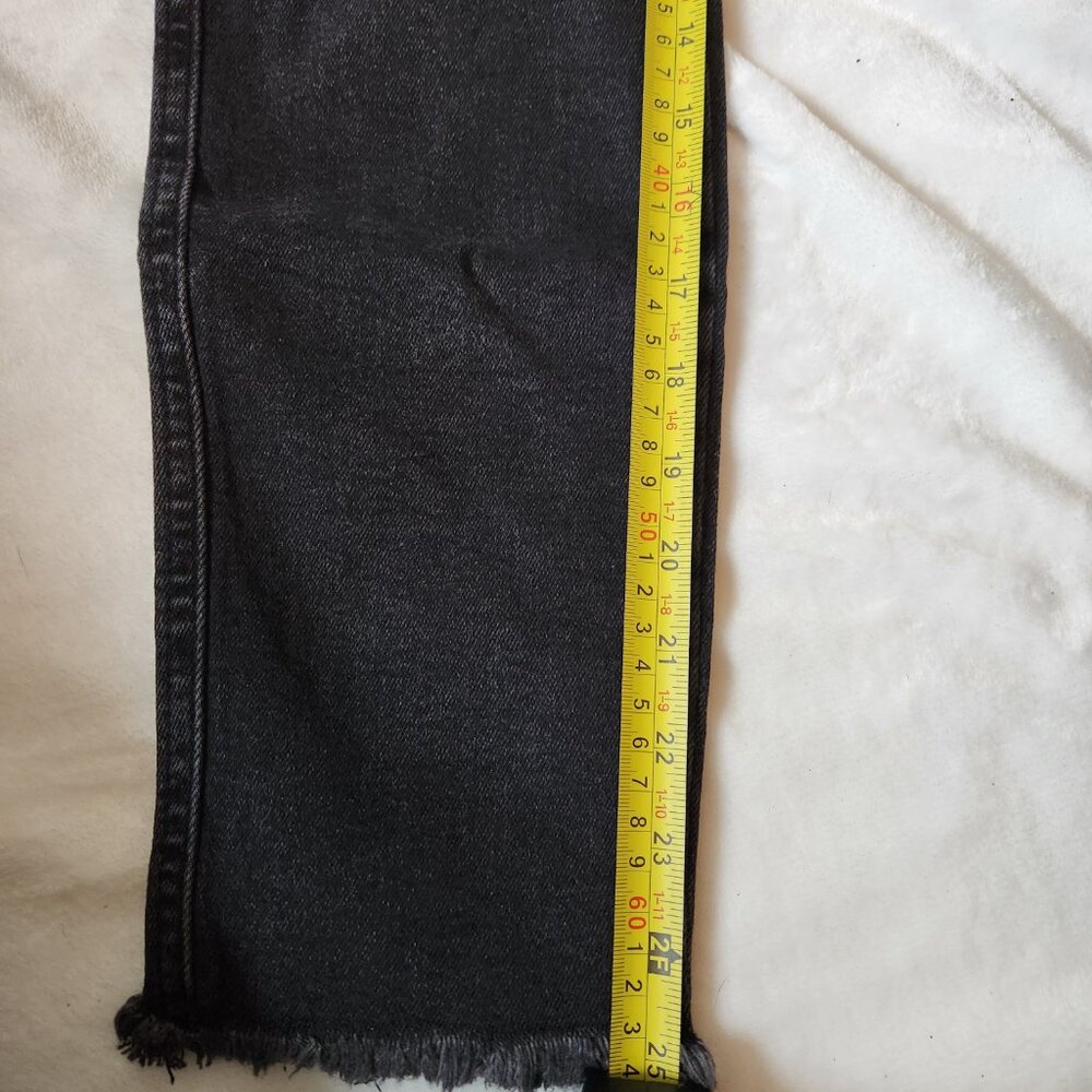 Free People We the Free Raw High-Rise Jegging, Washed Black, 31 NWT - Picture 5 of 8